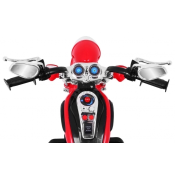 Motorek na akumulator Chopper motor dla dzieci Czerwony TR1501
